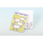 3135  Note Pad-JUST FOUR EWES